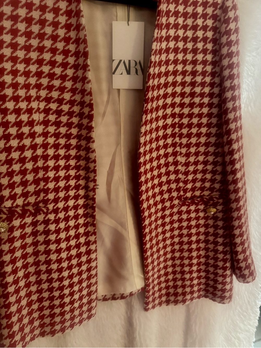 ZARA Double Breasted Blazer - Picture 3 of 4